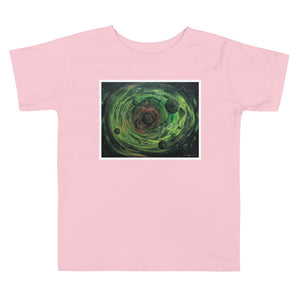 Neon Planet Spiral Toddler Tee