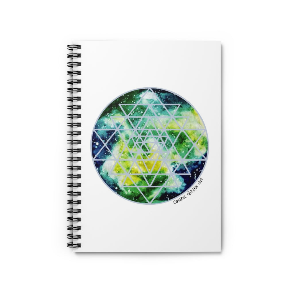 Element Sri Yantra Spiral Notebook - Ruled Line