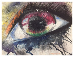 Watercolor Eye I Print