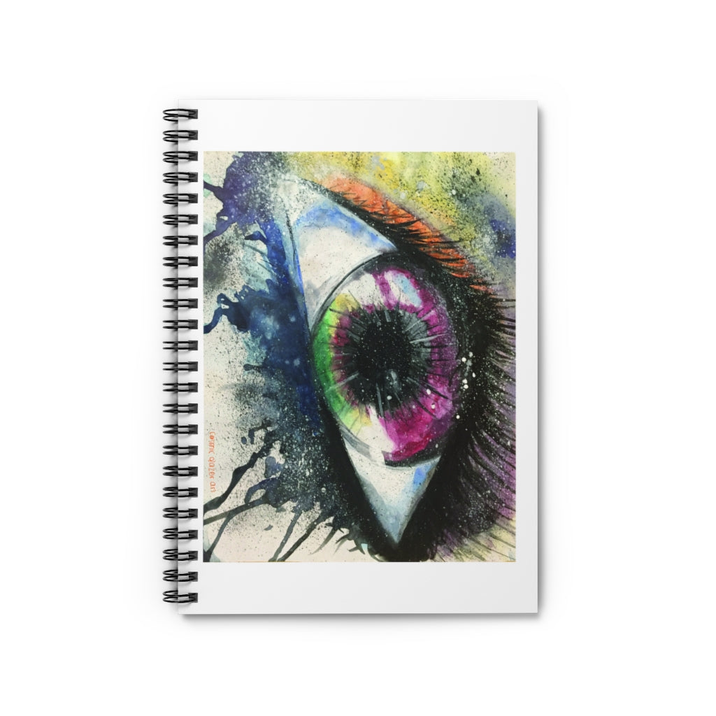 Watercolor Eye I Spiral Notebook - Ruled Line