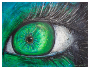 art print Alien Eye andromedan arcturian