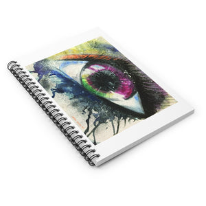 Watercolor Eye I Spiral Notebook - Ruled Line