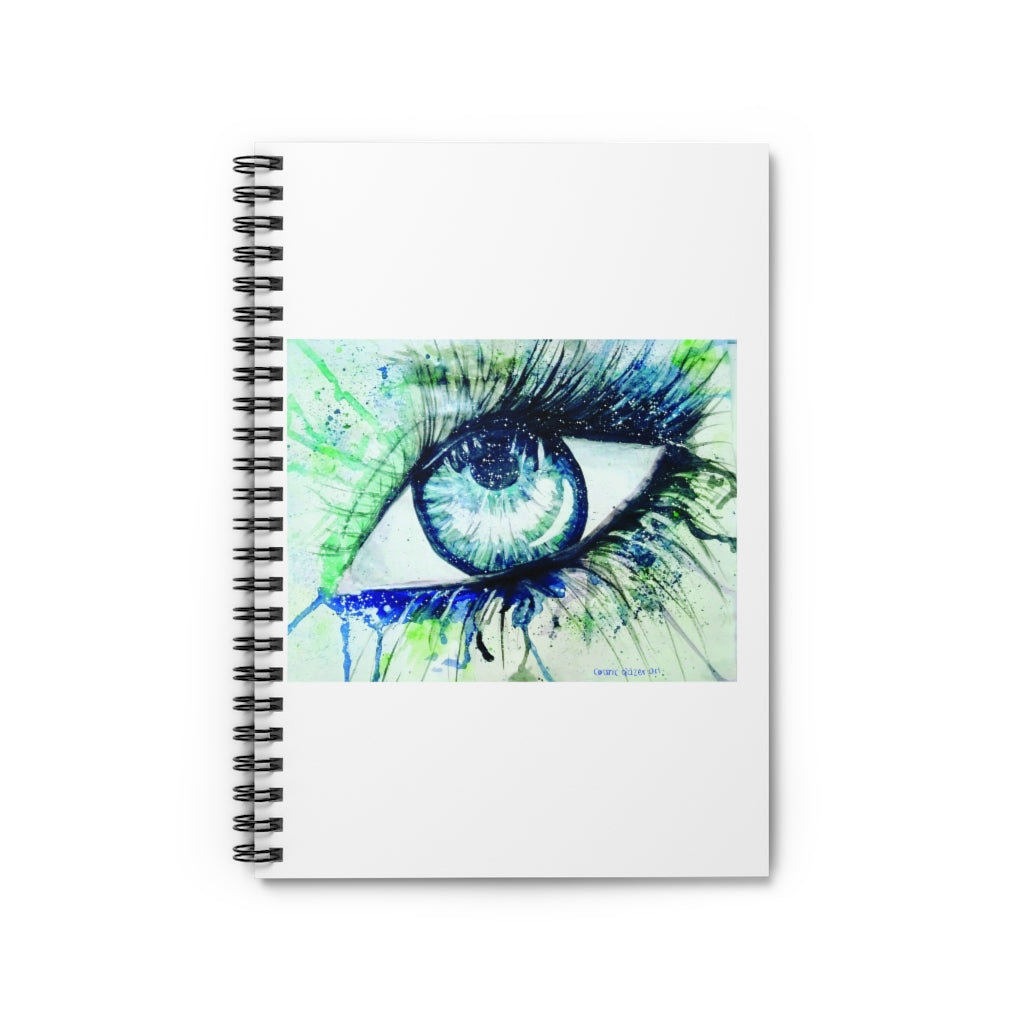 Watercolor Eye II Spiral Notebook - Ruled Line