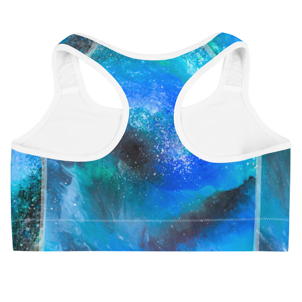 Sports Bra psychedelic paint pour Swirl cosmic