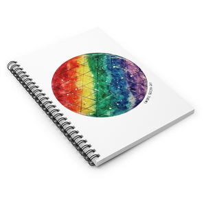 Rainbow Prism Spiral Notebook - Ruled Line