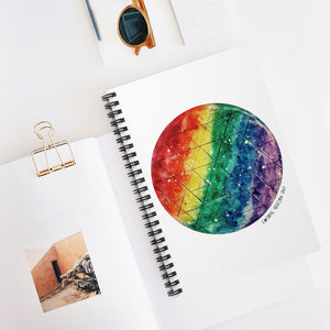 Rainbow Prism Spiral Notebook - Ruled Line