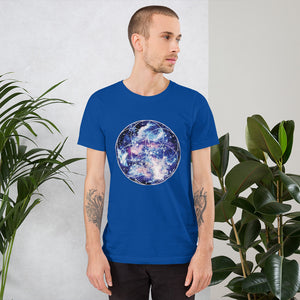 Sacred Geometry T-Shirt Seed of Life nebula cosmic 
