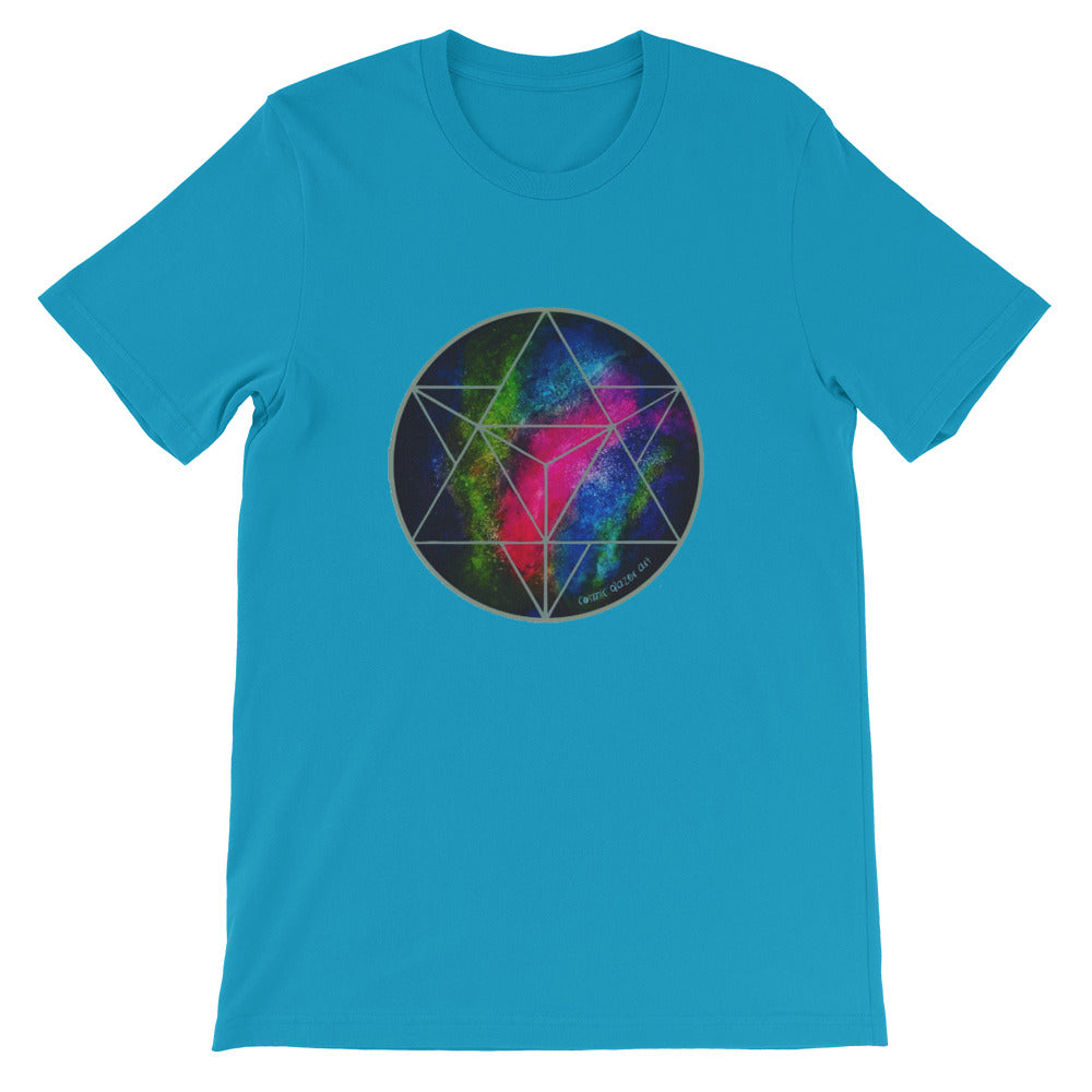 Merkabah Sacred Geometry Shirt crystalline cosmic clothing