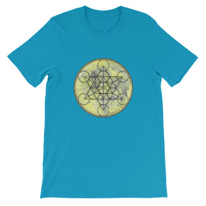 Sacred Geometry clothing Metatron T-Shirt full moon cosmic 