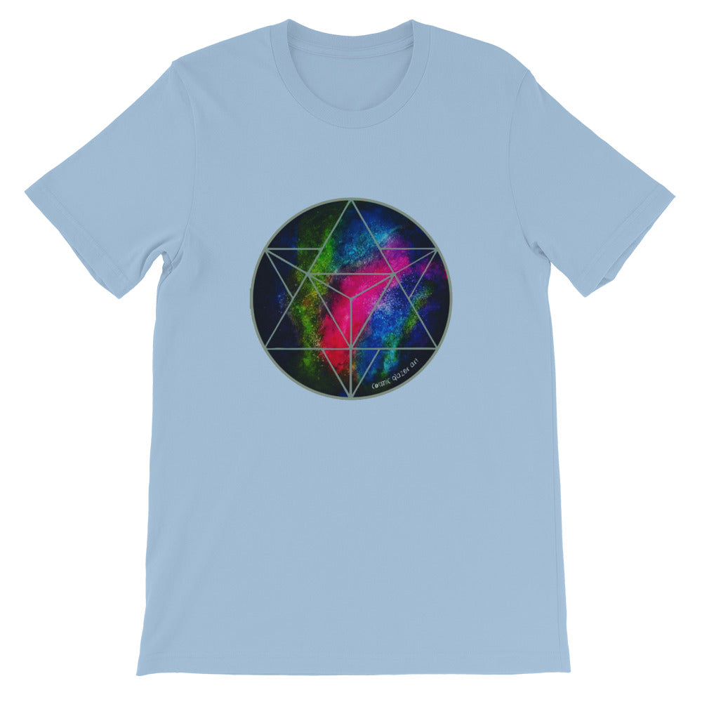 Sacred Geometry Merkabah T-Shirt crystalline cosmic Tee