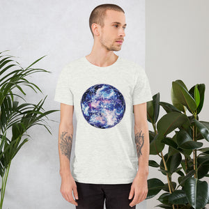 Sacred Geometry T-Shirt Seed of Life nebula cosmic 