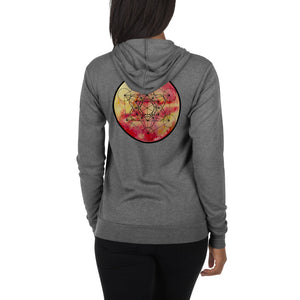 Solara Metatron Unisex zip hoodie