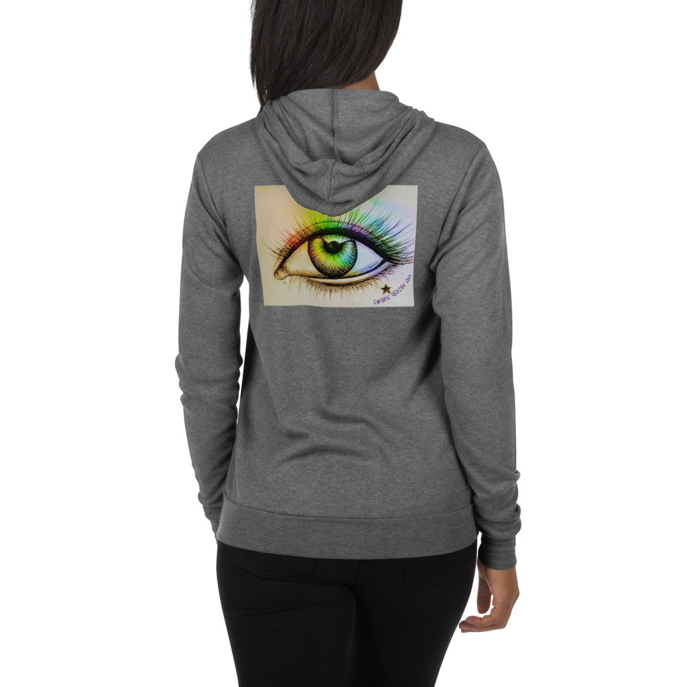 Prism Eye Unisex zip hoodie