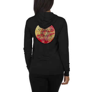 Solara Metatron Unisex zip hoodie