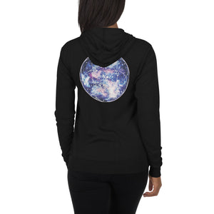 Nebula Seed of Life Unisex zip hoodie