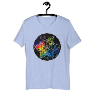 Sacred Geometry Seed of Life cosmic Tee Shirt