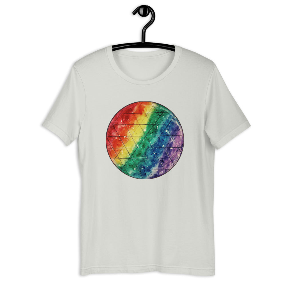 Sacred Geometry Tee Shirt Rainbow Prism cosmic clothing