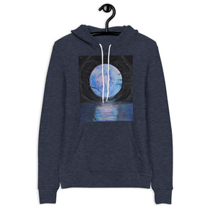 Full Moon Reflection Unisex hoodie