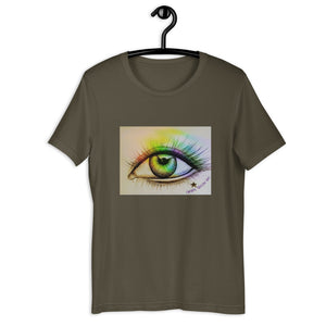Eye T-Shirt rainbow prism sketch drawing trippy art