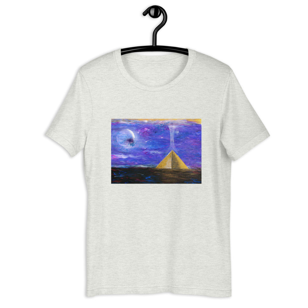 trippy cosmic space tee pyramid ascension