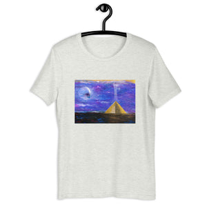 trippy cosmic space tee pyramid ascension