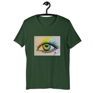 Eye T-Shirt rainbow prism sketch drawing trippy art