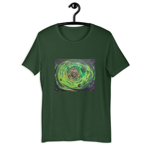 Neon Planet space Sacred Geometry shirt cosmic clothing