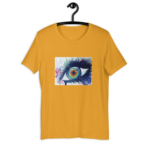 Rainbow Eye shirt watercolor art cosmic 