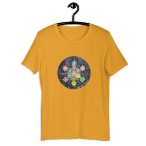 Rainbow Metatron Shirt Sacred Geometry Cosmic clothing