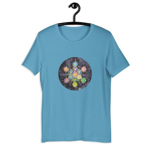 Sacred Geometry clothing Rainbow Metatron Cosmic Tee Shirt