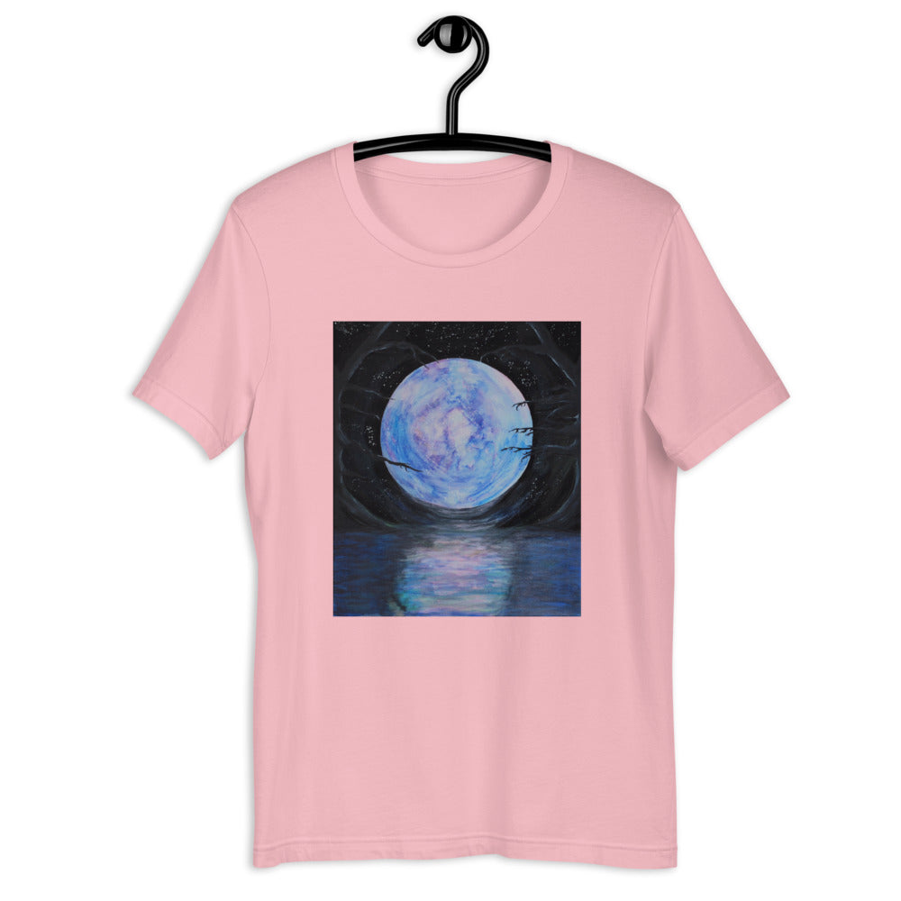 Full Moon Reflection Tee Shirt cosmic clothing