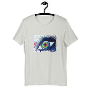 Rainbow Eye shirt watercolor art cosmic sacred geometry