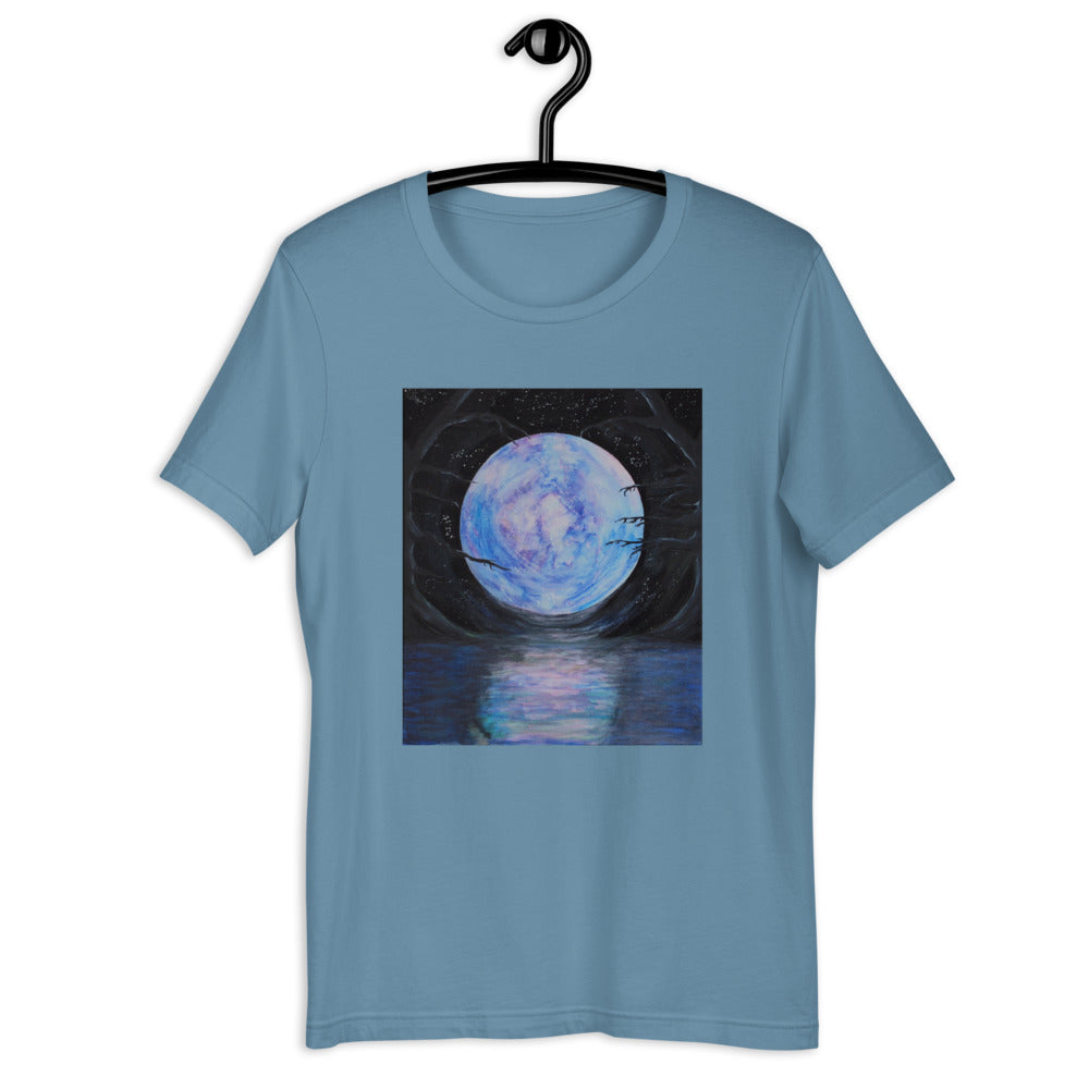 Full Moon Shirt Reflection cosmic clothing