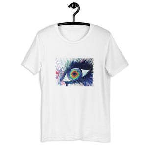 Rainbow Eye shirt watercolor art cosmic sacred geometry